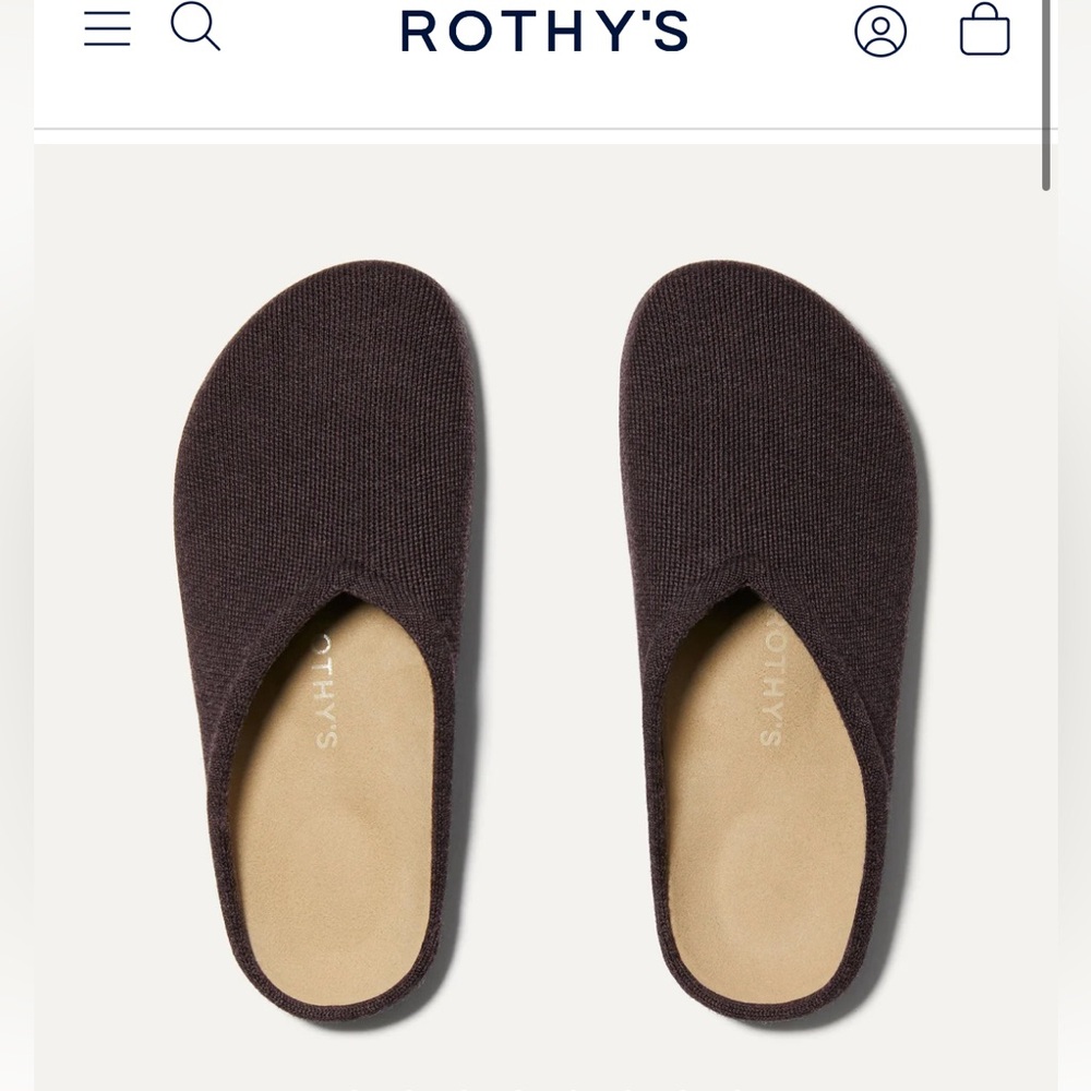 Rothy’s Clogs Chestnut 6.5
